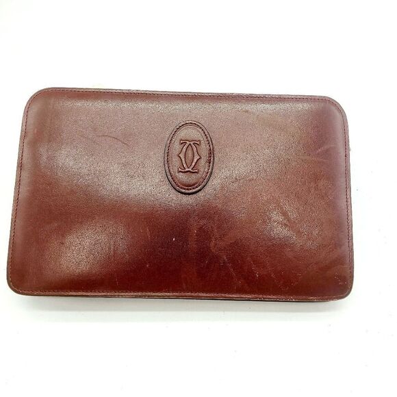 Cartier Leather Clutch Bag